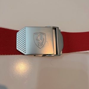 Ferrari Puma belt, adjustable, red